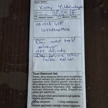 Davlumbaz Motoru Sorunu Çözülemiyor