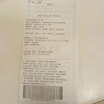 FLO'dan Aldığım Ayakkabının Kalite Sorunu