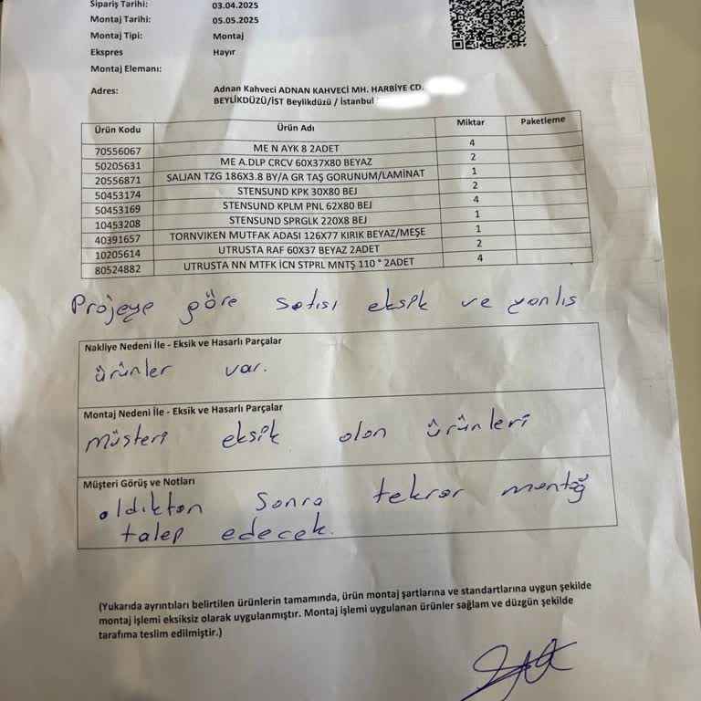 IKEA Bayrampaşa'da Yaşanan Teslimat Ve Montaj Sorunları