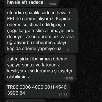 Sipariş Sonrası İletişim Sorunu Ve Ürün Teslim Edilmedi