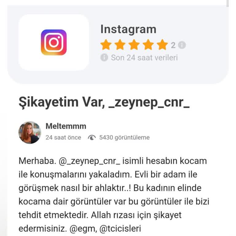 Sosyal Medyada Tanımadığım Hesaptan İftira