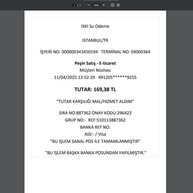 İSKİ Fatura Ödeme Hatası Ve Müşteri Hizmetleri Sorunu