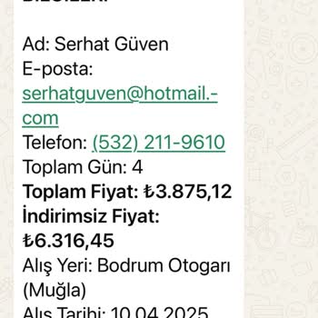 Yolcu 360 Üzerinden Kiralama Kabusu