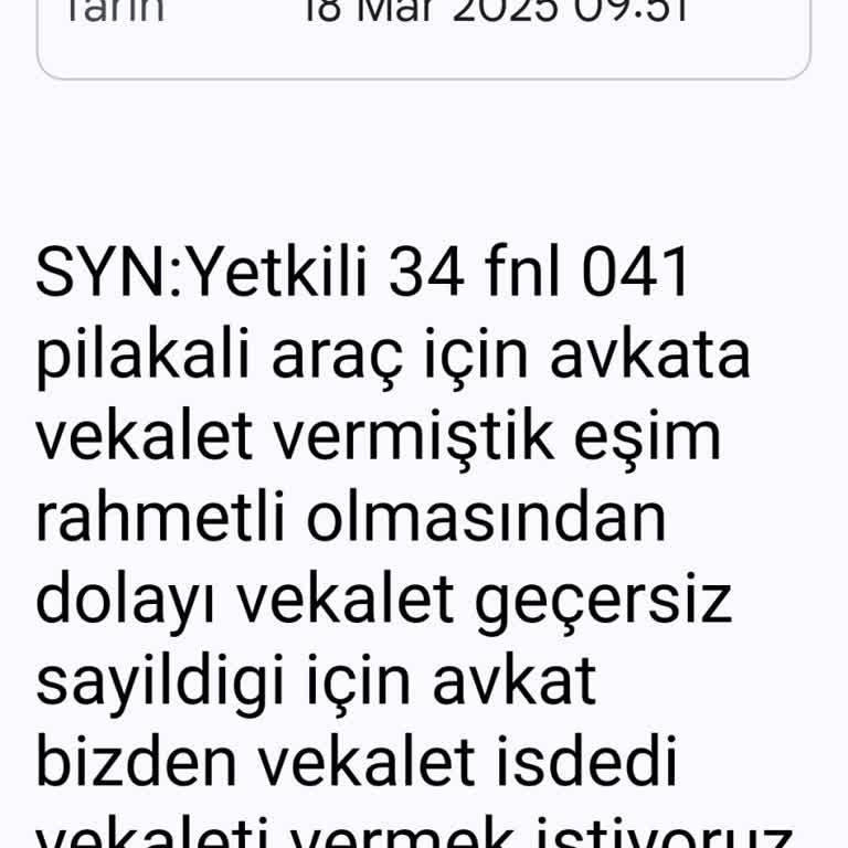 Mağduriyetimi Giderin: 34 FNL 041 Plakalı Araç Dosyası