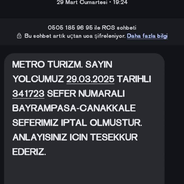 İptal Edilen Bilet Ve İade Edilmeyen Para