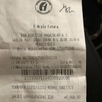 BİM'den Alınan Süpürgede Fiyat Farkı Şikayeti