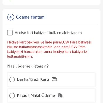 Yanlış Beden Ve Kullanılamayan Hediye Kartı Sorunu