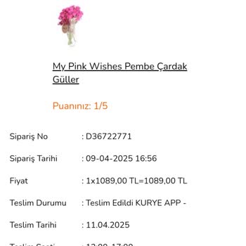 Özel Günde Yanlış Çiçek Teslimatı Hayal Kırıklığı Yarattı