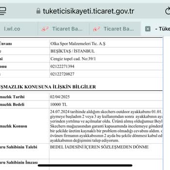 Skechers Outdoor-Schuh 2-3 Monate nach Gebrauch beschädigt keine Reklamation anerkannt.