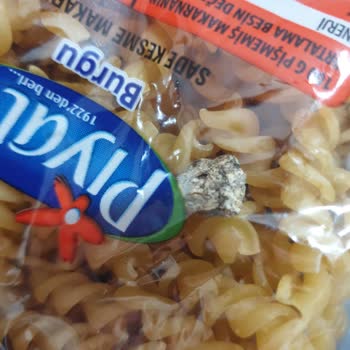 Piyale Marka Makarna İçinde Yabancı Madde Şoku