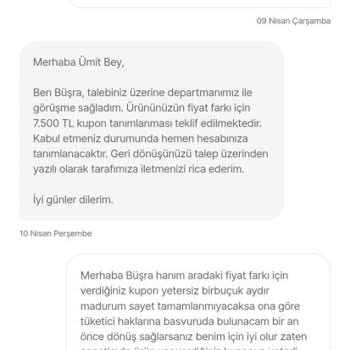 TV Değişiminde Fiyat Farkı Ve Yanlış İade Sorunu