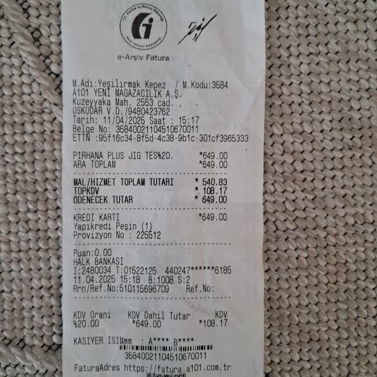 A101 Mağazasında İade Sorunu Ve Müşteri Memnuniyetsizliği