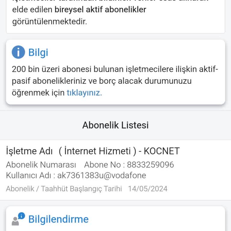 İzinsiz İnternet Aboneliği Şoku