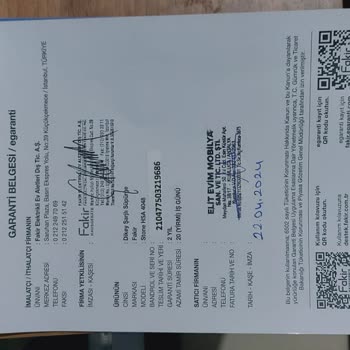 Garanti Kapsamında Olmayan Sorun Ve Kaba Hizmet