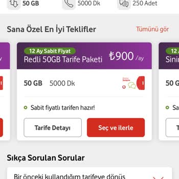 Vodafone Tarifeleri Ve Müşteri Memnuniyeti Üzerine Bir Şikayet