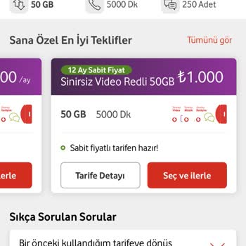 Vodafone Tarifeleri Ve Müşteri Memnuniyeti Üzerine Bir Şikayet