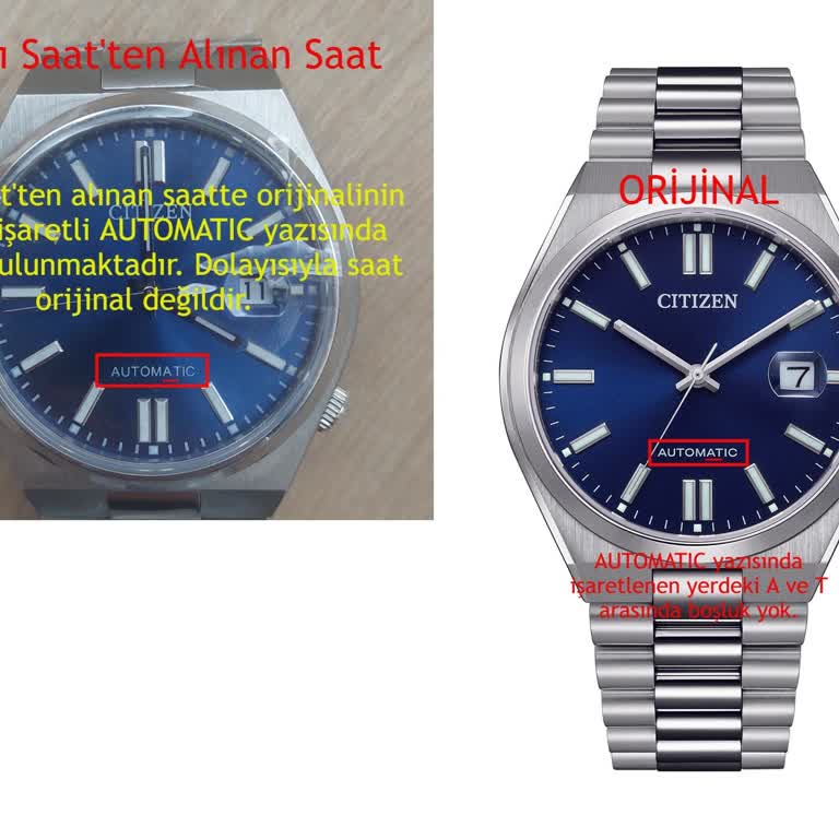 Citizen Saatimin Replika Çıkması Ve İade Süreci Sorunu