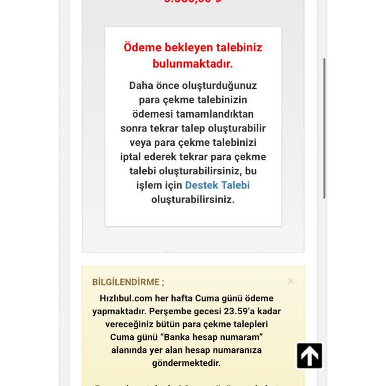 Hizlibul.com Para Çekim Talebim Neden İşlem Görmüyor?