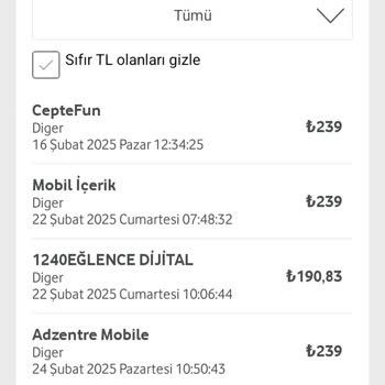 Vodafone Mobil Üyelik Sorunu Ve İade Talebi