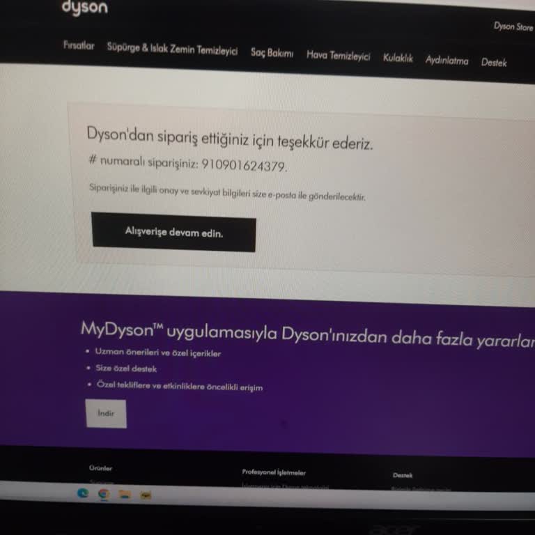Dyson Siparişinde İletişim Krizi