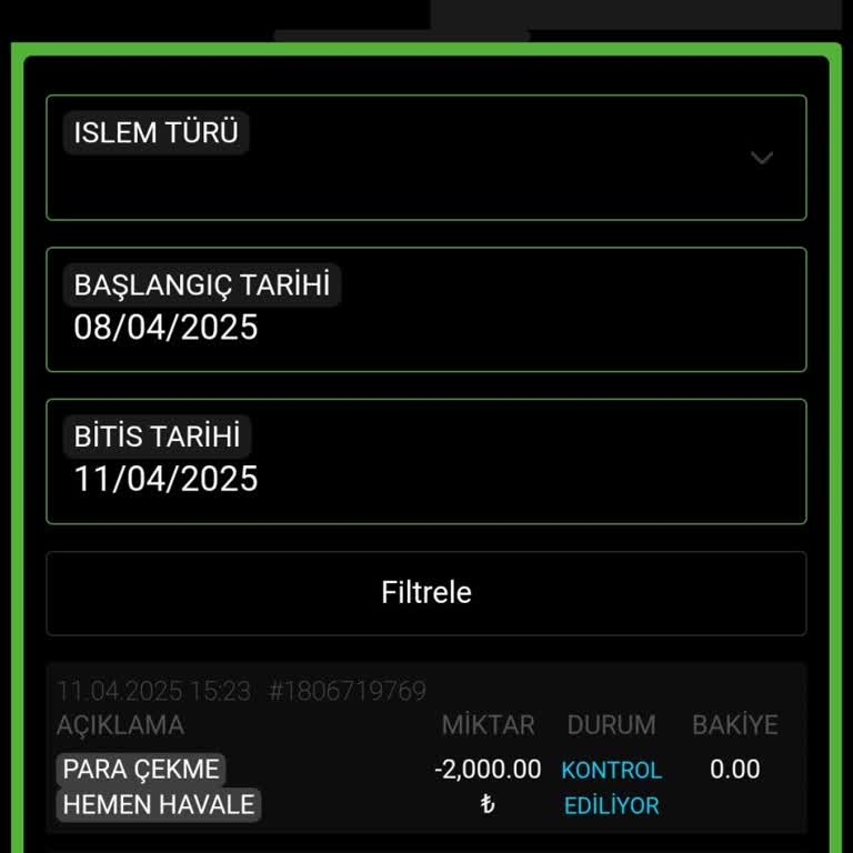 Yanıltıcı Site İle Kayıp Yaşadım