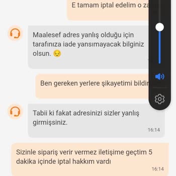 Yanlış Adres Sorunu Ve İptal Karmaşası