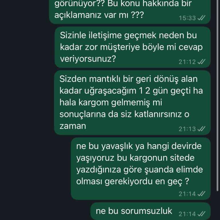 Kargo Sorunu Ve İletişimsizlik: Müşteri Mağduriyeti