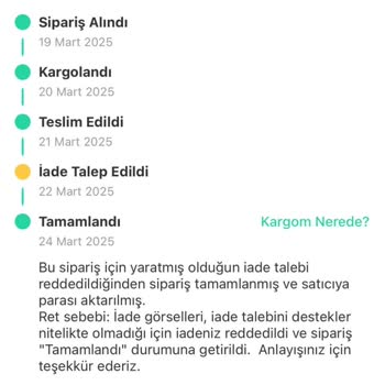Dolap'ta Hayal Kırıklığı: İade Talebim Reddedildi!