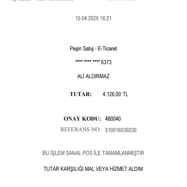 Motosiklet Parçaları Siparişim Gönderilmedi Ve İade Alamadım