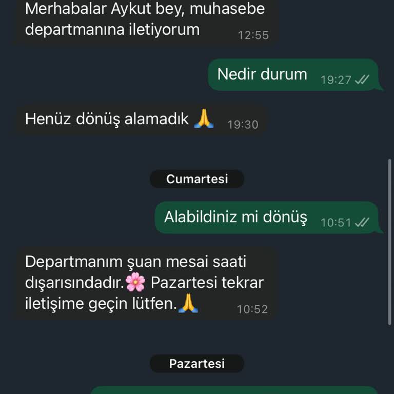 İade Sürecinde İlgisizlik Ve Sorun