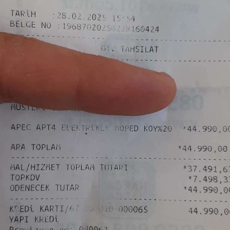 A101 Mağazasından Alınan Mopedin Teslimat Ve İade Sorunu
