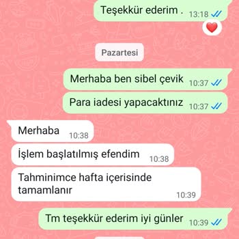 Moda Podyum'dan İptal Edilen Siparişin İade Sürecinde Yaşanan Sorunlar