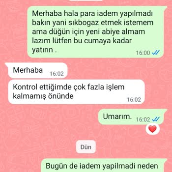 Moda Podyum'dan İptal Edilen Siparişin İade Sürecinde Yaşanan Sorunlar