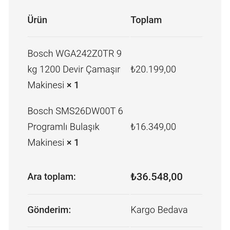 Bosch Teslim Edilmeyen Siparişler Ve Müşteri Mağduriyeti