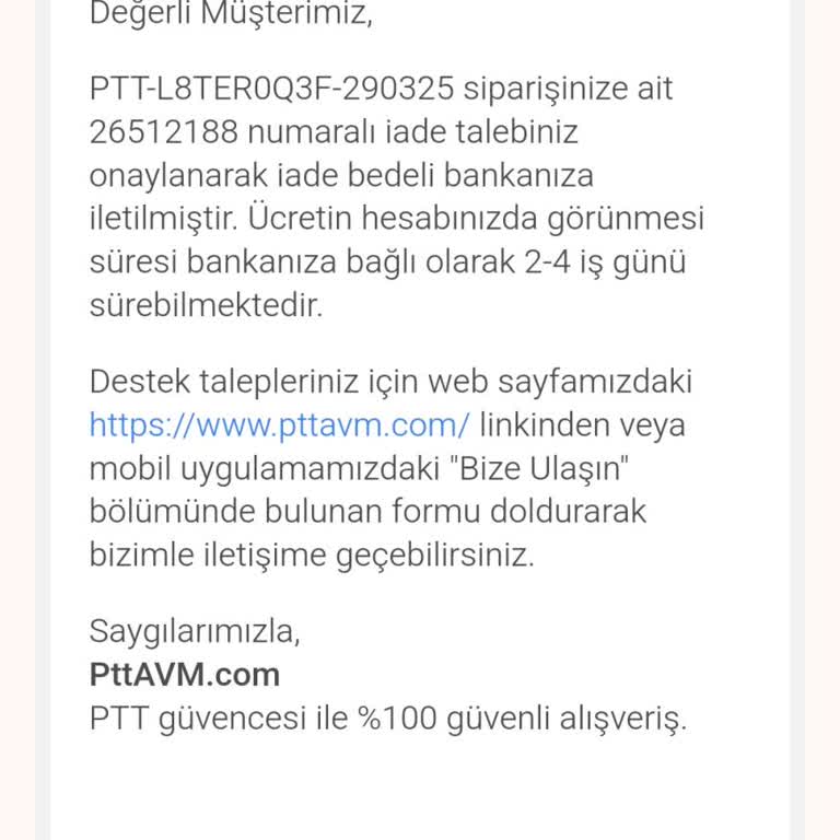 Yanlış Ürün Ve İade Sorunu: Epttavm Ve İzoref İle Yaşanan Müşteri Memnuniyetsizliği