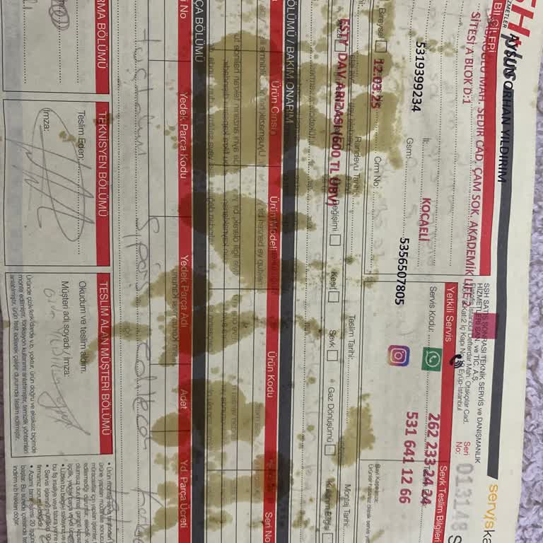 Tamir Edilmeyen Davlumbaz Ve İletişim Sorunu