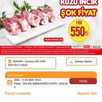 Köfteci Yusuf'ta Teslimat Çilesi: 2 Saat Bekle, Soğuk Ye!