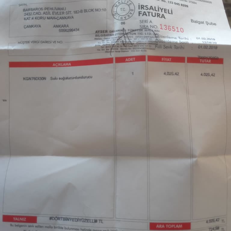 Bosch Buzdolabı Model Karışıklığı Ve İlgisizlik