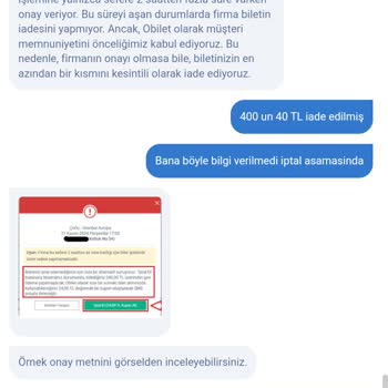 Bilet İptali Ve Yetersiz Bilgilendirme Sorunu