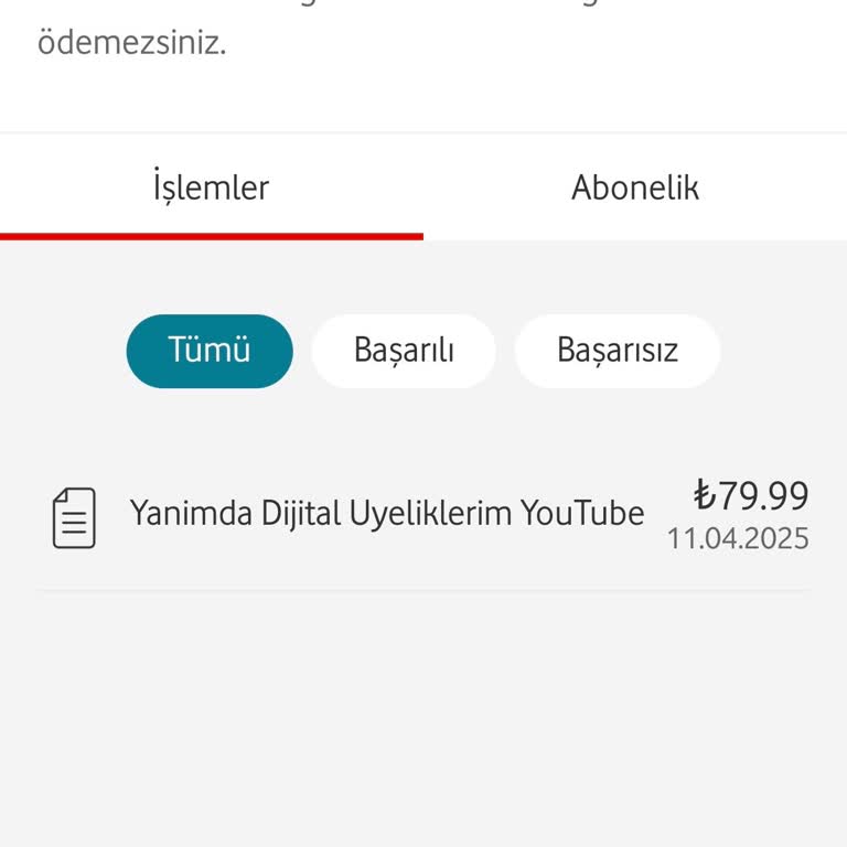 Vodafone'un Yanlış Yönlendirmesi Ve Haksız Ücretlendirme