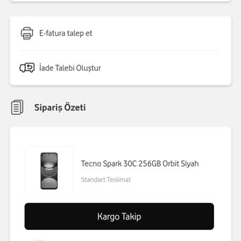 Vodafone İade Edilen Telefonun Bedelini Faturadan Düşmedi