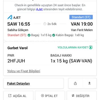 İptal Edilen Uçuş Ve Uzun Aktarma Süreleri