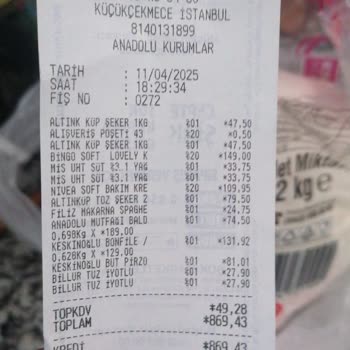 Şok Marketler Altınküp Toz Şeker Şikayeti