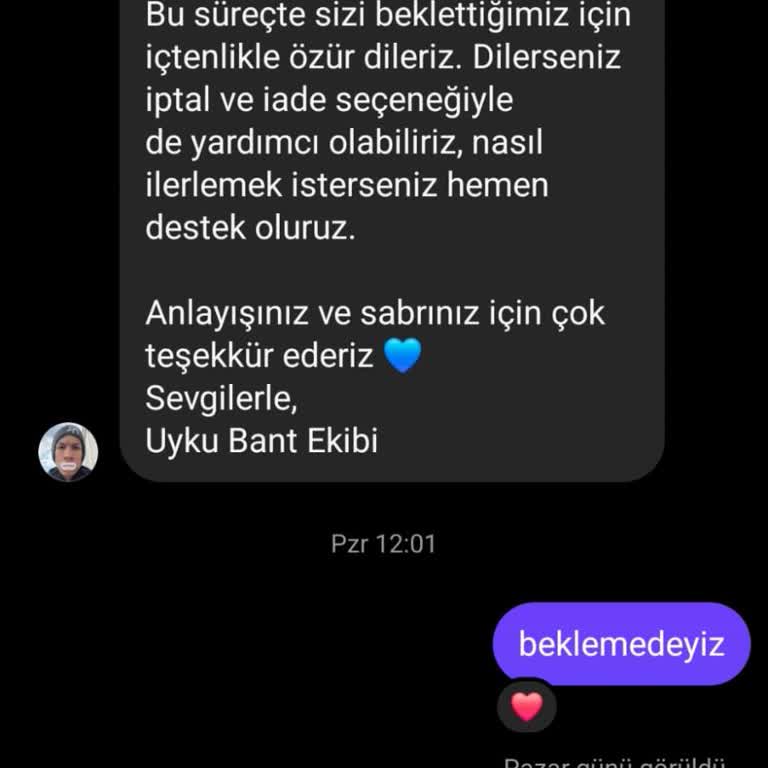 İade Talebi Ve Yanıtsız Kalan Şikayet