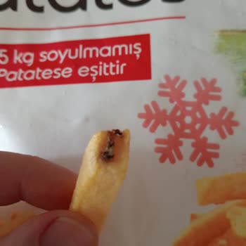 Dondurulmuş Patateslerde Hijyen Sorunu