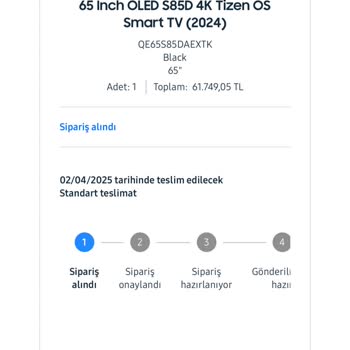 Samsung Shop'tan TV Alımında Teslimat Ve İade Sorunu