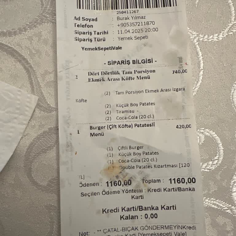 Eksik Ve Yanlış Sipariş, İlgisiz Müşteri Hizmetleri