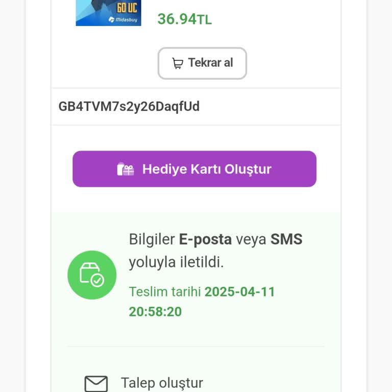 Alışveriş Sonrası Teslim Edilmeyen Ürünler