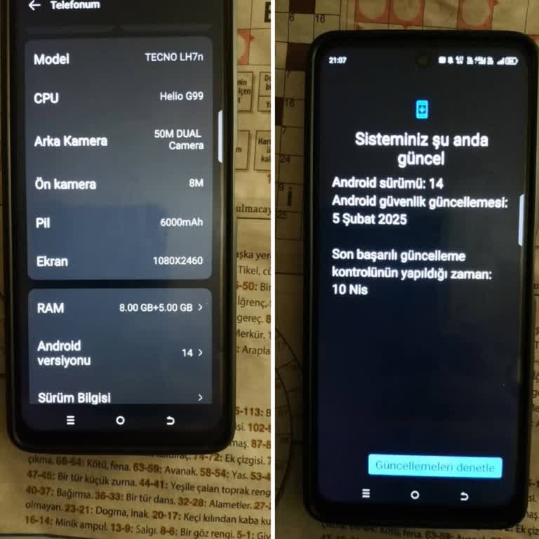 Tecno Mobile Pova 5'te Güncelleme Sorunu!