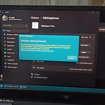 Trendyol Satıcısından Kullanılmış Windows11 Key Sorunu